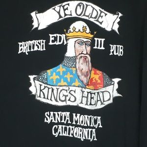 Vintage Pub Logo T-Shirt Black  XL